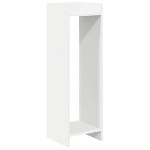 vidaXL Taimede alus Valge 30 x 30 x 100 cm T&ouml;&ouml;deldud puit