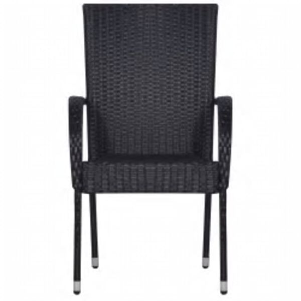 vidaXL 7-osaline aiam&ouml;&ouml;bli komplekt, must