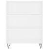 vidaXL k&otilde;rge kapp, valge, 69,5 x 34 x 180 cm, tehispuit