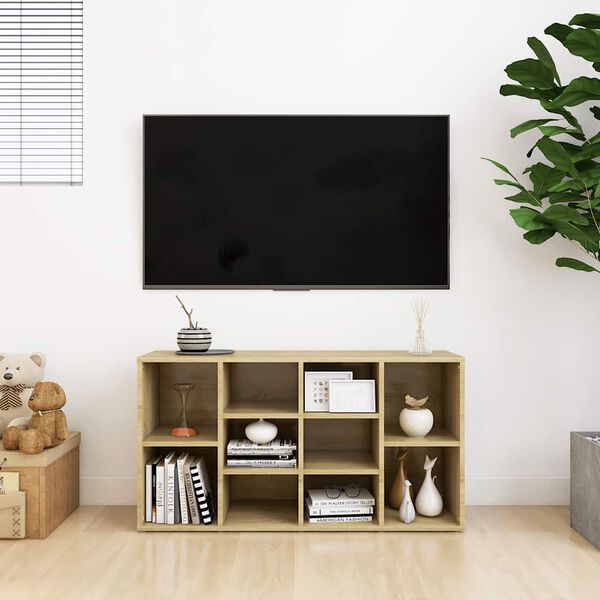 vidaXL jalatsipink, Sonoma tamm, 103 x 30 x 55 cm, tehispuit