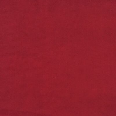 vidaXL jalapink, veinipunane, 60x60x36 cm, samet