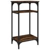 vidaXL lisalaud, suitsutatud tamm, 40x30x75 cm, tehispuit