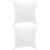 vidaXL Padi FULDA 2 pcs 65 x 65 cm 100% hane sule ja sule Valge