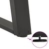 vidaXL söögilaua jalad U-kujulised 2 tk, antratsiithall, 100 x (72-73) cm, teras