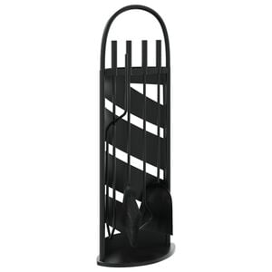 vidaXL 5-osaline kaminatarvikute komplekt, 23 x 15 x 66 cm, teras