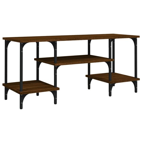 vidaXL telerikapp, pruun tamm, 102x35x45,5 cm, tehispuit