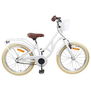 vidaXL Laste Bike 20 Tolli 6-11 Valge