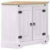 vidaXL Akvaariumi alus Corona Valge 70 x 70 x 73 cm Toekas m&auml;nnipuit