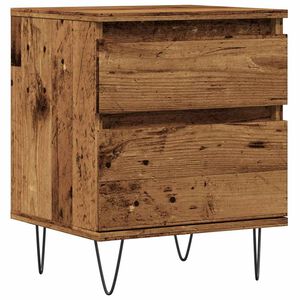 vidaXL &ouml;&ouml;kapp Vana puit 40x35x50 cm Engineered Wood