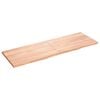 vidaXL lauaplaat, helepruun, 180x60x(2-4) cm, t&ouml;&ouml;deldud tammepuit