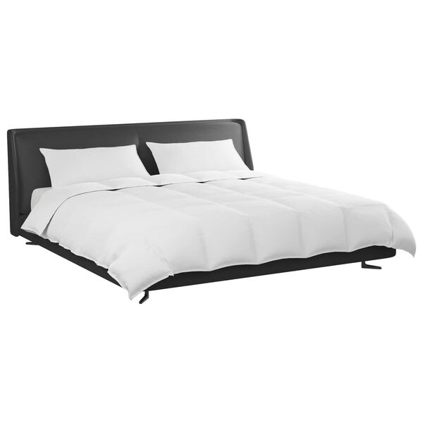 vidaXL Teki komplekt padjaga 3 pcs Valge Down Feather