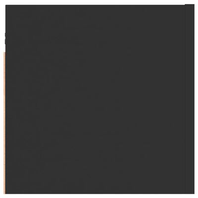 vidaXL öökapp, must, 30,5x30x30 cm, puitlaastplaat