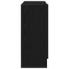 vidaXL K&otilde;ide Must tamm 120 x 30,5 x 70 cm Tehispuit