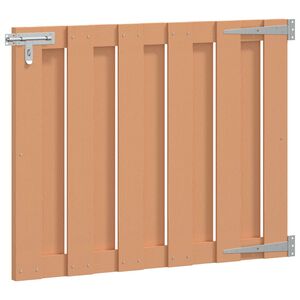 vidaXL Aia aed 100 x 80 cm WPC ja Alumiinium Pruun