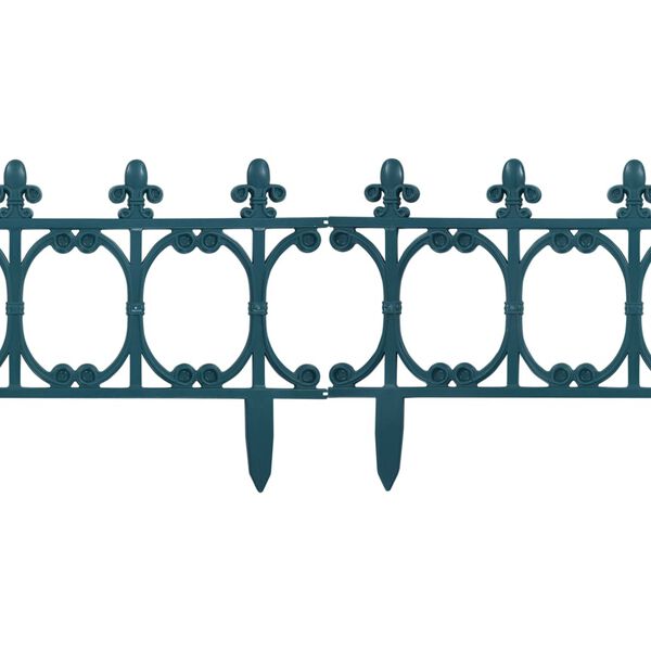 vidaXL murupiirded 16 tk rohelised 10 m PP