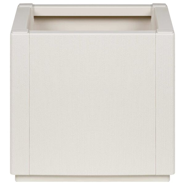 vidaXL Lillekast Valge 36 x 36 x 35 cm Plastmass