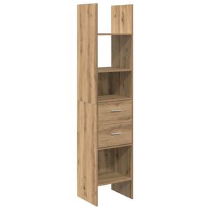 vidaXL Raamaturiiul 2 tasandit 40 x 35 x 180 cm Tehispuit k&auml;sit&ouml;&ouml;tamm