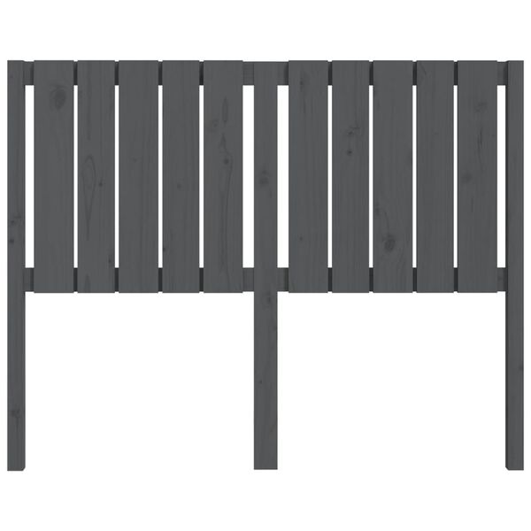 vidaXL voodipeats, hall, 125,5 x 4 x 100 cm, m&auml;nnipuit