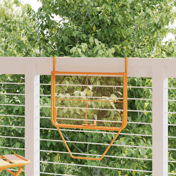 vidaXL r&otilde;dulaud, kollane, 60 x 40 cm, teras