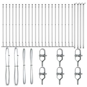 vidaXL Aiapost 26 pcs Hall 3,2 x 3,2 x 90 cm