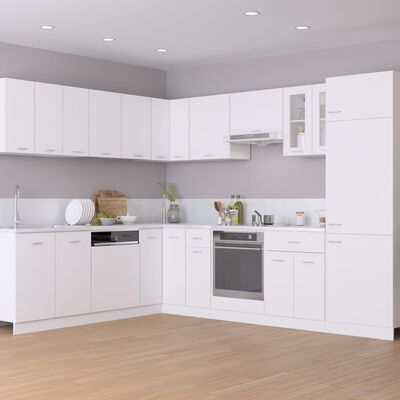 vidaXL köögikapid 2 tk, valge 50 x 31 x 60 cm, puitlaastplaat