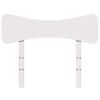 vidaXL voodipeats, valge, 75 cm, männipuit