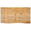 vidaXL lauaplaat, naturaalse servaga, 100 x 60 x 2,5 cm, mangopuit