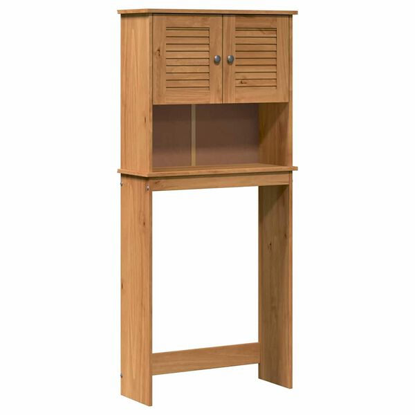 vidaXL Pesumasina kapp VIGO meepruun 72.5 x 27 x 161 cm Männipuit