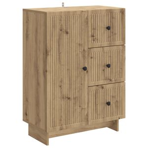 vidaXL K&otilde;ide sahtliga Artisan tamm 66 x 34,5 x 90 cm Tehispuit