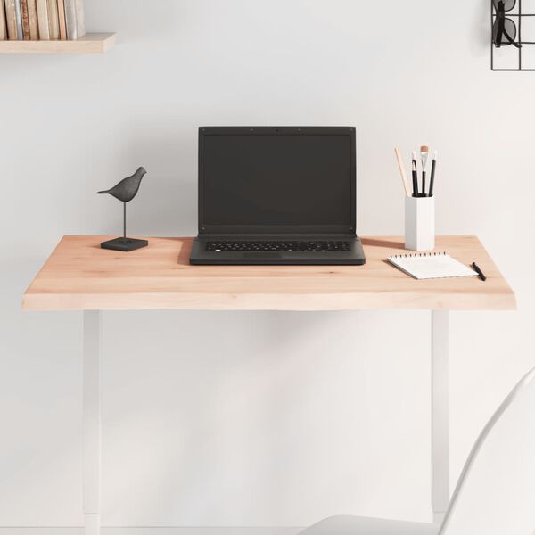 vidaXL lauaplaat, 100 x 60 x (2-6) cm, t&auml;ispuit, naturaalsed servad