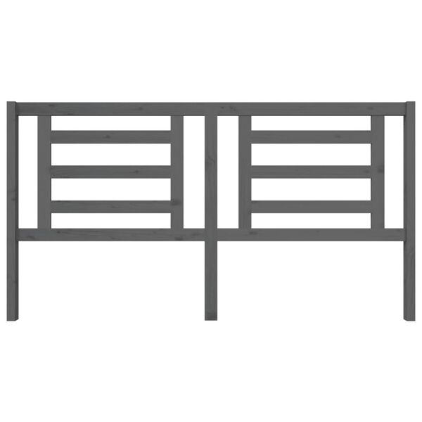 vidaXL voodipeats, hall, 186 x 4 x 100 cm, m&auml;nnipuit