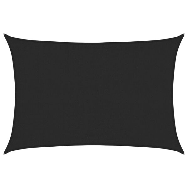 vidaXL p&auml;ikesepuri 160 g/m&sup2; must, 3,5 x 4,5 m, HDPE