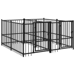 vidaXL koeraaedik, teras, 3,75 m&sup2;