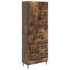 vidaXL Kapi Komplekt 2 tk 66 x 34,5 x 90 cm Tehispuit Suitsutatud tamm