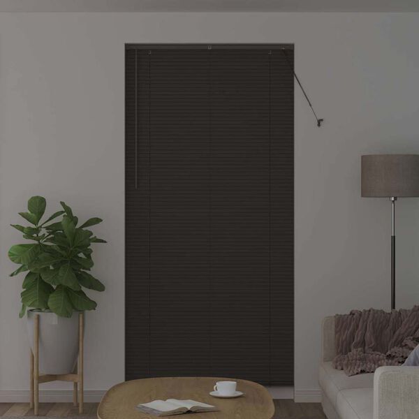 vidaXL Venetsi Rulood Tumehall 220 x 100 cm Alumiinium