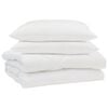 vidaXL Suvised teki padjaga 3 pcs Valge Mikrofiiber