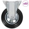 vidaXL fikseeritud rattad, 32 tk, 160 mm