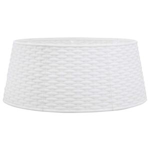 vidaXL J&otilde;ulupuu seelik Valge &Oslash;56x23 cm Plastik