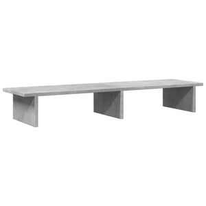 vidaXL monitorialus, betoonhall, 100 x 27 x 15 cm, tehispuit
