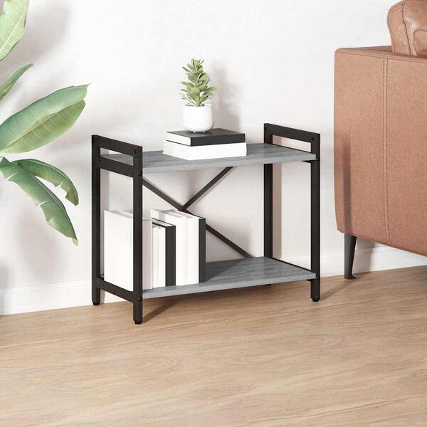 vidaXL Raamatukapp Hall Sonoma 60 x 30 x 50 cm Tehispuit