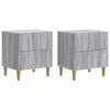 vidaXL &Ouml;&ouml;lambi kapp 2 pcs Hall Sonoma 43 x 34,5 x 48 cm Tehispuit