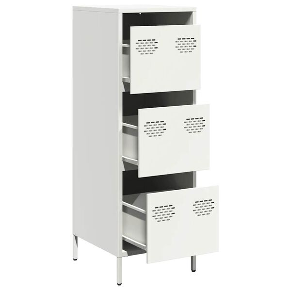 vidaXL Highboard Valge 39x35x103,5 cm Teras