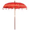 vidaXL Balilaste Parasiil Punane 215 x 215 x 260 cm Puuvill