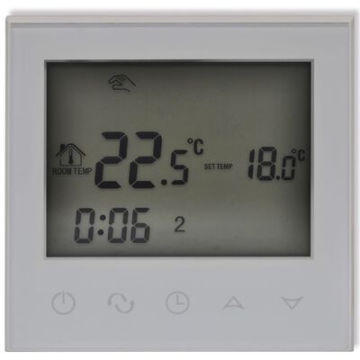 Programmeeritav puuteekraaniga digitaalne termostaat põrandaküttele