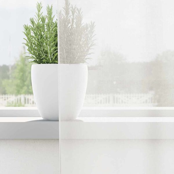 vidaXL Aasadega Voile kardinad 2 tk valge 140x175 cm