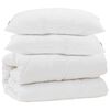 vidaXL Suletekk padjaga 3 pcs Valge Mikrofiiber