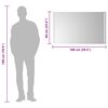 vidaXL LED vannitoapeegel, 100 x 60 cm