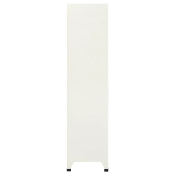 vidaXL lukustatav hoiukapp, hall ja sinine, 90 x 45 x 180 cm, teras