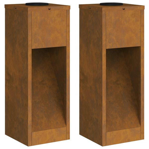 vidaXL Päikese Led Rada Valgus 2 pcs Galvaniseeritud Galvaniseeritud