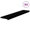 vidaXL trepiastmed 4 tk, pruunmust, 120x30x2 cm, tammepuit